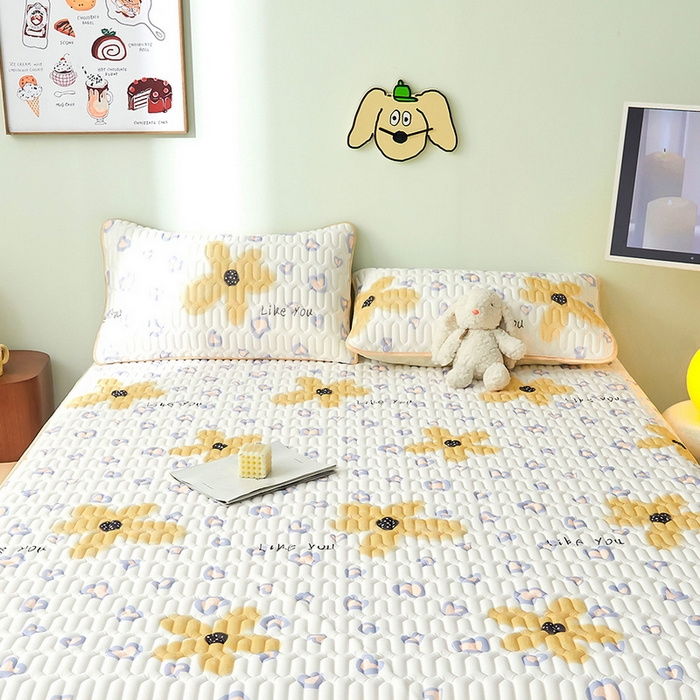 91家纺网 家纺一手货源 找家纺 LIFE.丽芙 2024新款凉感丝乳胶枕套印花款图片一 寐色