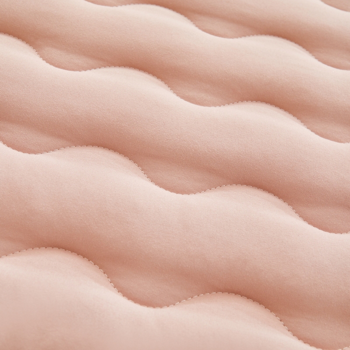 91家纺网 家纺一手货源 找家纺 LIFE.丽芙 2024新款原棉夹棉枕套-四季款 豆沙