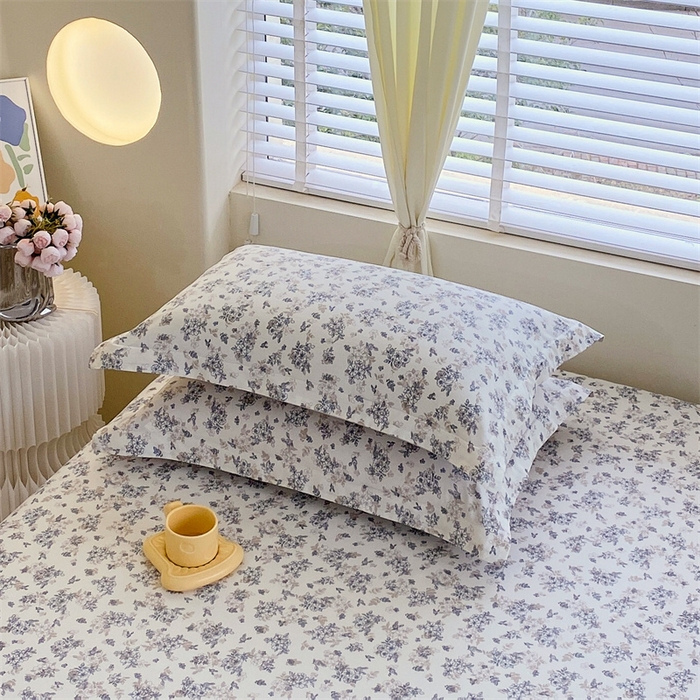 91家纺网 家纺一手货源 找家纺 宝齐莱家纺 2024新款13372全棉印花系列单品枕套 春风里