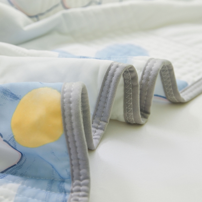 91家纺网 家纺一手货源 找家纺 LIFE.丽芙 2024年新品韩式风凉感丝夏被-跑量 邻家小兔