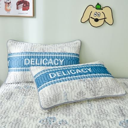 91家纺网 家纺一手货源 找家纺 （总）LIFE.丽芙 2024新款凉感丝乳胶枕套印花款图片一