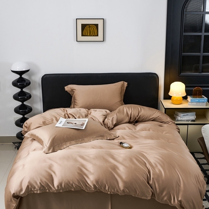 91家纺网 家纺一手货源 找家纺 （总）顾家家居  2025新款纯色兰精天丝四件套