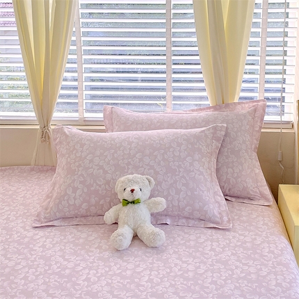 91家纺网 家纺一手货源 找家纺 （总）宝齐莱家纺 2024新款13372全棉印花系列单品枕套