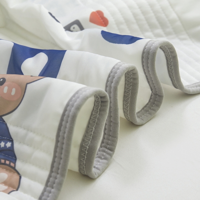 91家纺网 家纺一手货源 找家纺 LIFE.丽芙 2024年新品韩式风凉感丝夏被-跑量 妙妙熊