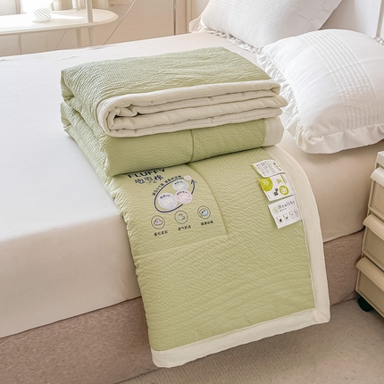 91家纺网 家纺一手货源 找家纺 （总）好欣怡 2024新款云朵泡泡棉夏被直播热款