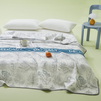 91家纺网 家纺一手货源 找家纺 LIFE.丽芙 2024年新品韩式风凉感丝夏被-跑量 格罗