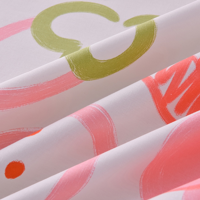 91家纺网 家纺一手货源 找家纺 床笠人家 2025新款全棉印花防水床笠防水隔尿透气-印花防水床笠 草莓兔