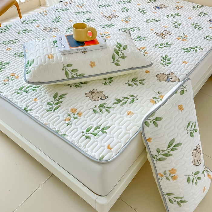 91家纺网 家纺一手货源 找家纺 （总）LIFE.丽芙 2024新款凉感丝乳胶枕套印花款图片二