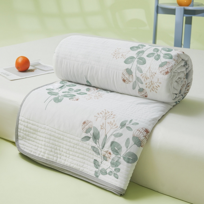 91家纺网 家纺一手货源 找家纺 LIFE.丽芙 2024年新品韩式风凉感丝夏被-跑量 仲夏