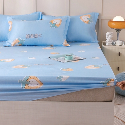 91家纺网 家纺一手货源 找家纺 （总）莉雅居 2025新款洛卡棉印花床笠