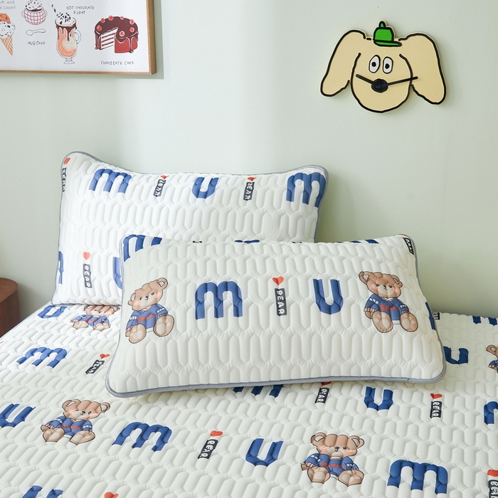 91家纺网 家纺一手货源 找家纺 LIFE.丽芙 2024年新品0.4乳胶凉席加厚床笠款三件套+凉感丝夏被可组合四件套-图片一 妙妙熊