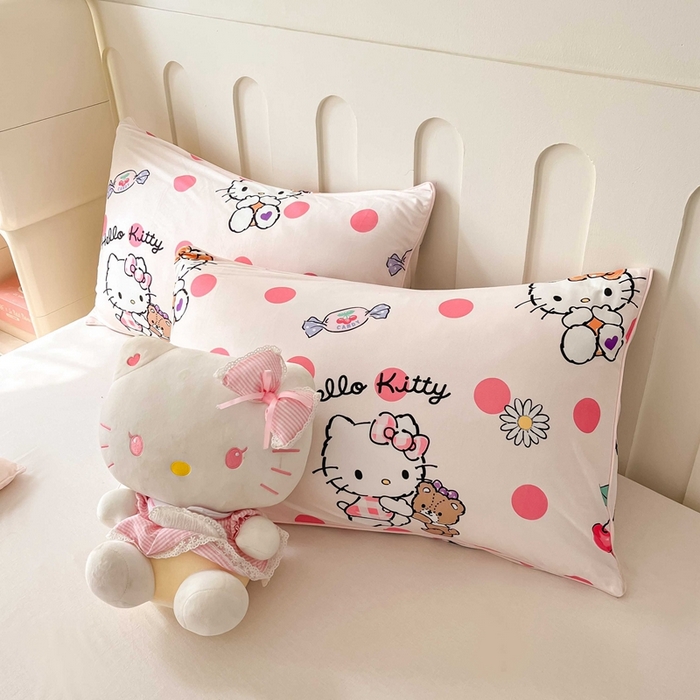 91家纺网 家纺一手货源 找家纺 （总）大彩家居 2024新款A类针织棉三丽鸥大豆夏被