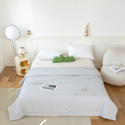 91家纺网 家纺一手货源 找家纺 （总）太阳羽家纺 2025新款凉感空调被手包边夏凉被