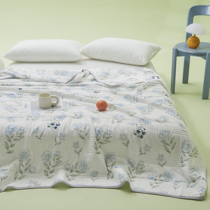 91家纺网 家纺一手货源 找家纺 LIFE.丽芙 2024年新品韩式风凉感丝夏被-跑量 熊猫乐园