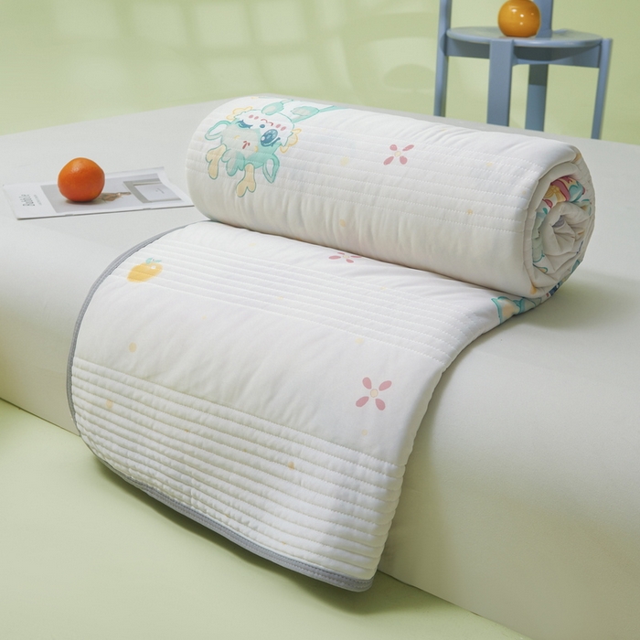 91家纺网 家纺一手货源 找家纺 LIFE.丽芙 2024年新品韩式风凉感丝夏被-跑量 萌龙