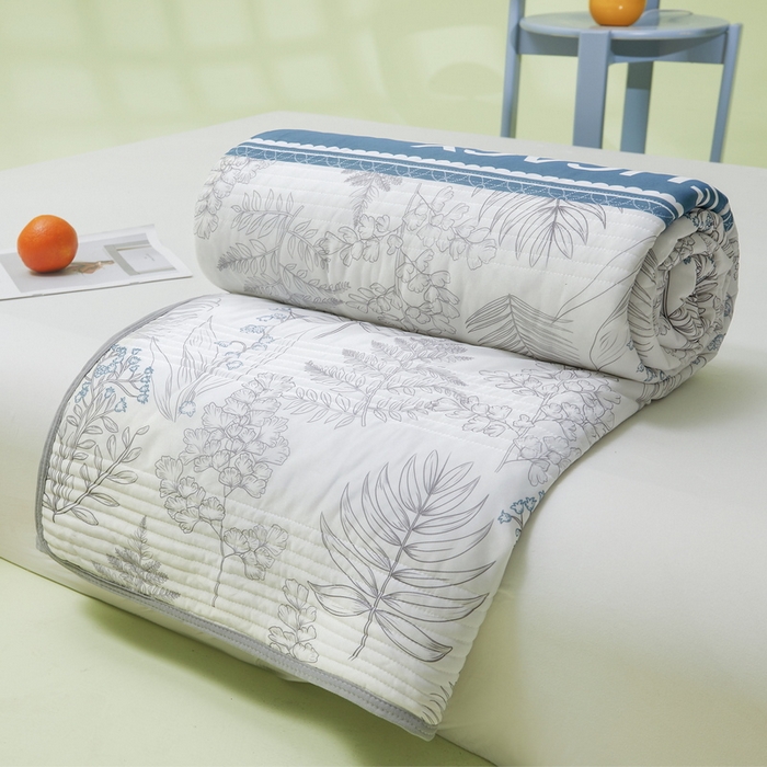 91家纺网 家纺一手货源 找家纺 LIFE.丽芙 2024年新品韩式风凉感丝夏被-跑量 格罗