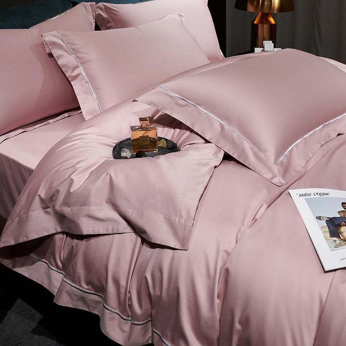 91家纺网 家纺一手货源 找家纺 （总）榻尚家居 2024新款亲肤舒适海岛棉贡缎长绒棉四件套礼盒