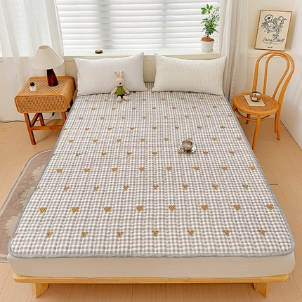 91家纺网 家纺一手货源 找家纺 （总）十九色 2024新款泡泡棉 软床垫床护垫席梦思保护垫床单四季游戏垫可机洗水洗