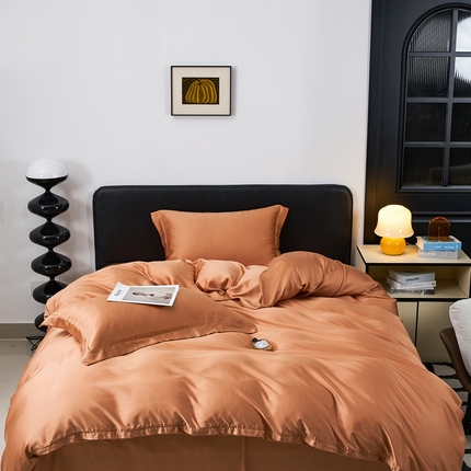 91家纺网 家纺一手货源 找家纺 （总）顾家家居  2025新款纯色兰精天丝四件套