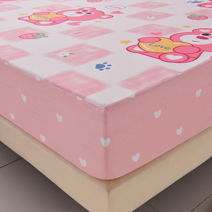 91家纺网 家纺一手货源 找家纺 （总）床笠人家 2025新款全棉印花防水床笠防水隔尿透气-印花防水床笠