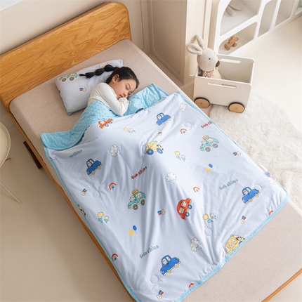 91家纺网 家纺一手货源 找家纺 （总）艾佳宝贝 2024春夏豆豆针织儿童多功能安抚被宝宝拍拍被