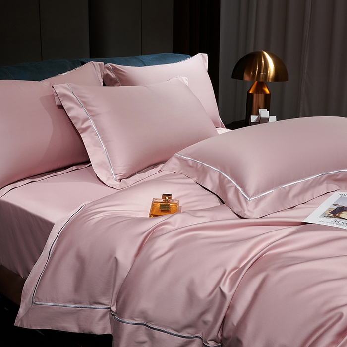 91家纺网 家纺一手货源 找家纺 （总）榻尚家居 2024新款亲肤舒适海岛棉贡缎长绒棉四件套礼盒