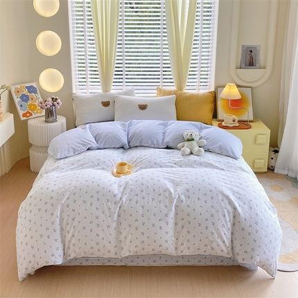 91家纺网 家纺一手货源 找家纺 （总）宝齐莱家纺 2024新款13372全棉印花系列单品被套