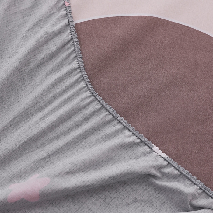 91家纺网 家纺一手货源 找家纺 床笠人家 2025新款全棉印花防水床笠防水隔尿透气-印花防水床笠 萌宠熊宝