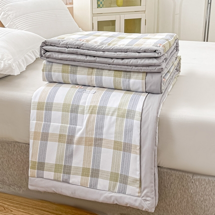 91家纺网 家纺一手货源 找家纺 （总）好欣怡 新款母婴级糯糯棉印花夏被被子被芯