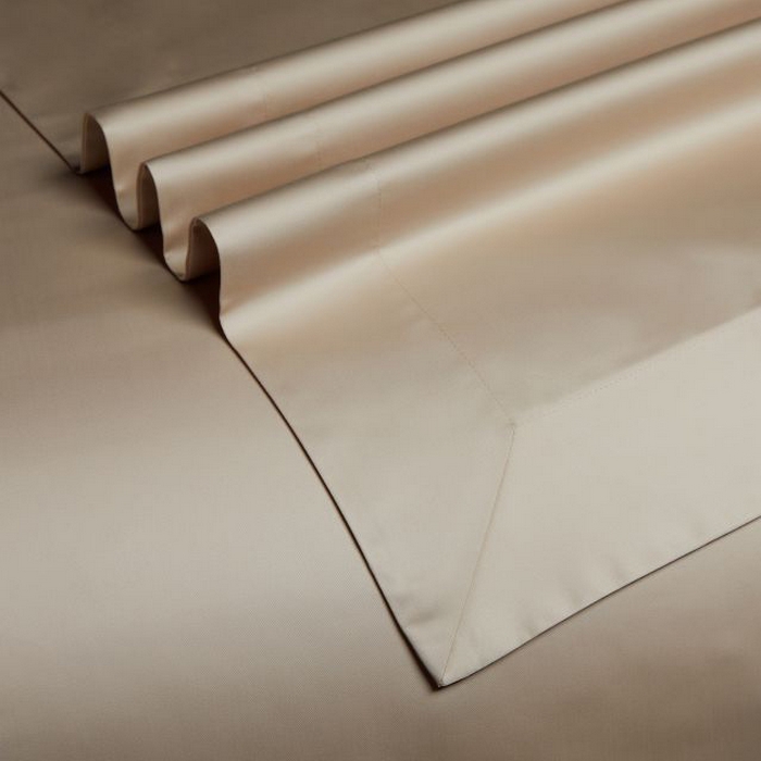 91家纺网 家纺一手货源 找家纺 2024新款定织新布种S120长绒棉四件套-黛西 卡其