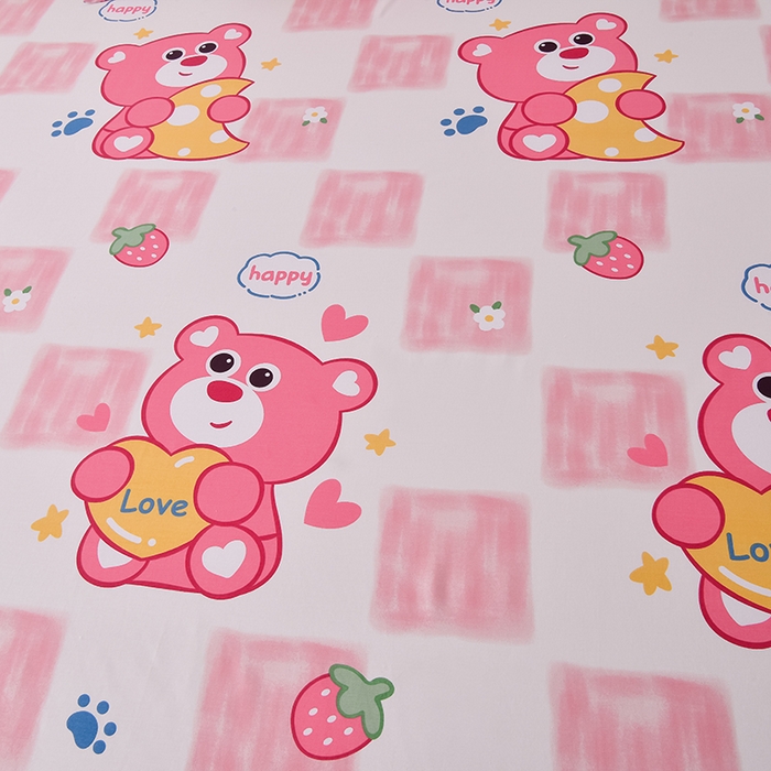 91家纺网 家纺一手货源 找家纺 （总）床笠人家 2025新款全棉印花防水床笠防水隔尿透气-印花防水床笠