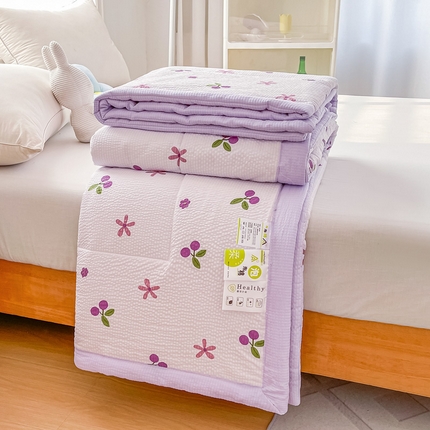 91家纺网 家纺一手货源 找家纺 （总）好欣怡 2024新款云朵泡泡棉夏被直播热款