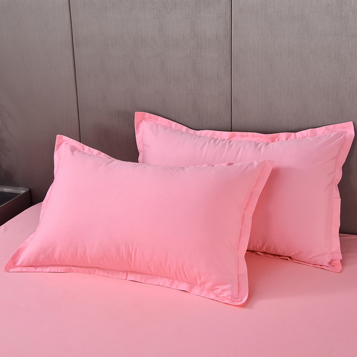 91家纺网 家纺一手货源 找家纺 床笠人家 2025新款全棉纯色防水床笠防水隔尿透气-纯色防水床笠 粉色