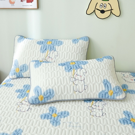 91家纺网 家纺一手货源 找家纺 （总）LIFE.丽芙 2024新款凉感丝乳胶枕套印花款图片一