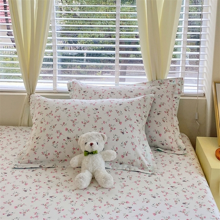 91家纺网 家纺一手货源 找家纺 （总）宝齐莱家纺 2024新款13372全棉印花系列单品枕套