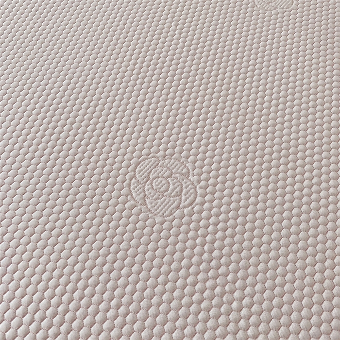 91家纺网 家纺一手货源 找家纺 鑫姿席业 2025新款A类抗菌冰豆豆床裙款凉席-花朵系列 蜜桃粉