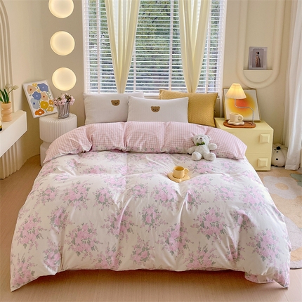 91家纺网 家纺一手货源 找家纺 （总）宝齐莱家纺 2024新款13372全棉印花系列单品被套