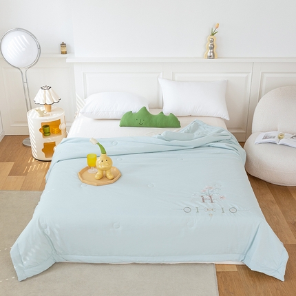 91家纺网 家纺一手货源 找家纺 （总）太阳羽家纺 2025新款凉感空调被手包边夏凉被