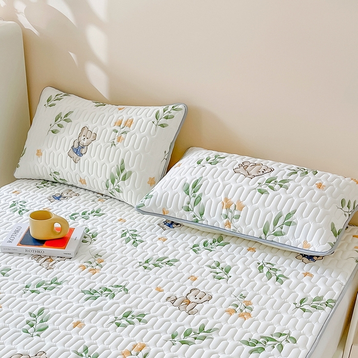 91家纺网 家纺一手货源 找家纺 （总）LIFE.丽芙 2024新款凉感丝乳胶枕套印花款图片二