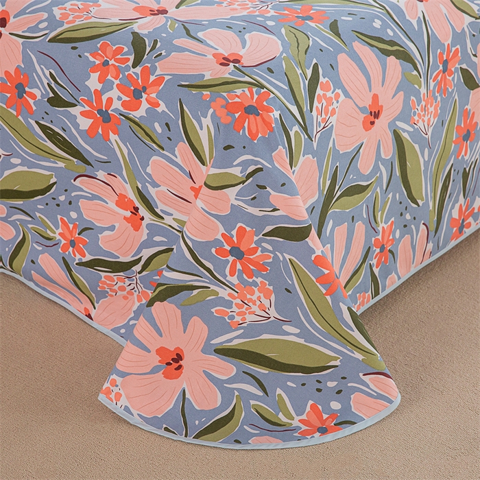 91家纺网 家纺一手货源 找家纺 金泰莱 2025新款原棉全棉老粗布凉席三件套全棉床单纯棉床单软凉席 唯美