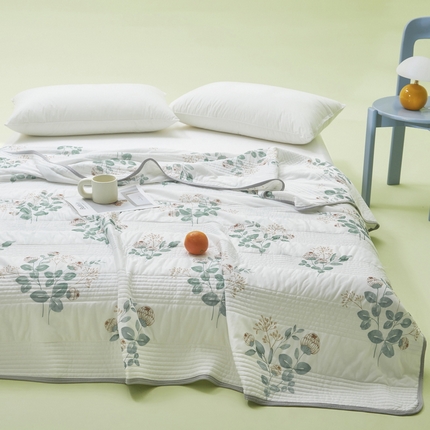 91家纺网 家纺一手货源 找家纺 LIFE.丽芙 2024年新品韩式风凉感丝夏被-跑量 仲夏