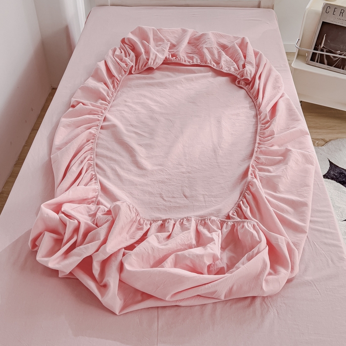 91家纺网 家纺一手货源 找家纺 久典家居 2024新款A类全棉学生款三件套 昭华粉