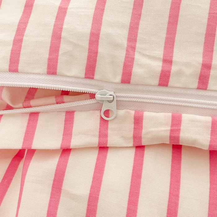 91家纺网 家纺一手货源 找家纺 呗旺鹿 2024新款小清新全棉四件套毛巾绣四件套纯棉四件套 毛线猫咪