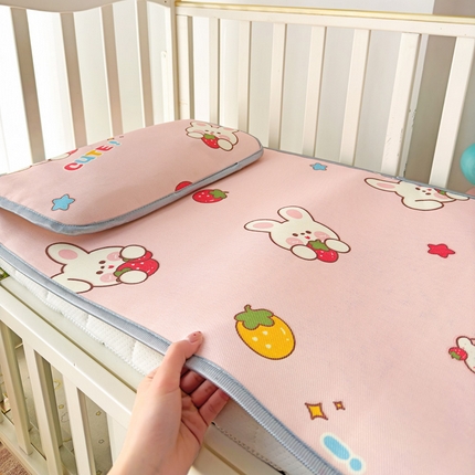 91家纺网 家纺一手货源 找家纺 （总）富馨莱 2024新款幼儿园冰滕丝凉席A类儿童软席