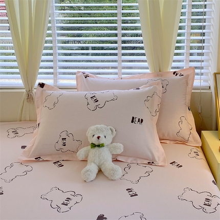 91家纺网 家纺一手货源 找家纺 （总）宝齐莱家纺 2024新款13372全棉印花系列单品枕套