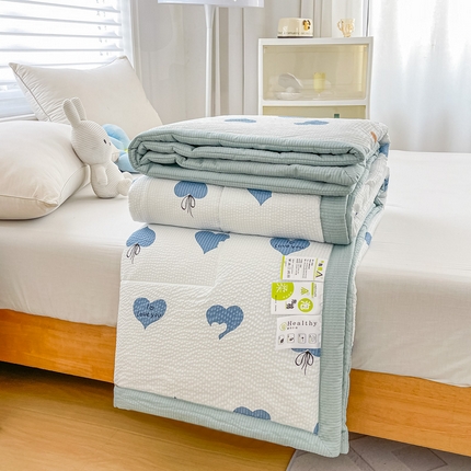 91家纺网 家纺一手货源 找家纺 （总）好欣怡 2024新款云朵泡泡棉夏被直播热款