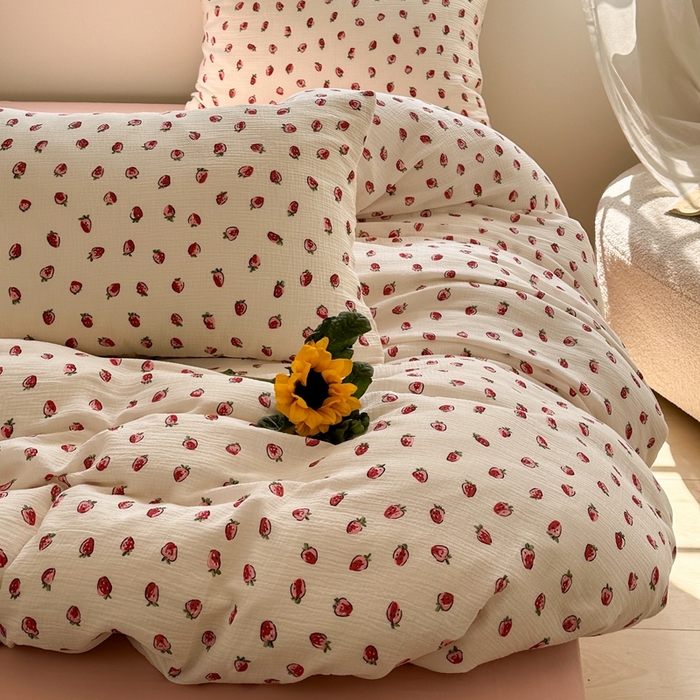 91家纺网 家纺一手货源 找家纺 （总）洋铭区（原狠狠爱）  2024新款皱皱纱四件套