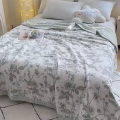 91家纺网 家纺一手货源 找家纺 （总）德芙 2024新款全棉小碎花夏被被子被芯