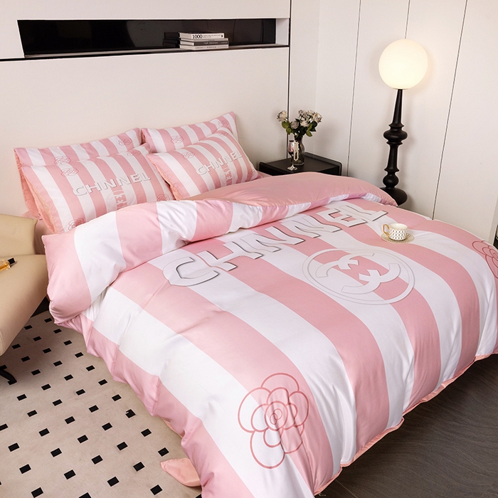 91家纺网 家纺一手货源 找家纺 摩卡家纺 2024新品水洗真丝轻奢系列 山茶-粉