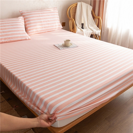 91家纺网 家纺一手货源 找家纺 （总）金泰莱 2025新款全棉老粗布床笠纯棉床笠全棉床笠